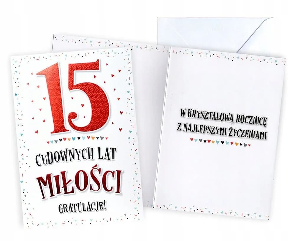 Kryształowe Gody: Jak świętować 15. rocznicę ślubu?
