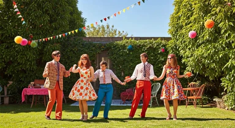 Impreza w stylu lat 60.: Przewodnik krok po kroku